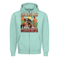Seafoam amarillo by morning Zipper Hoodie - MaliasSmallBusiness