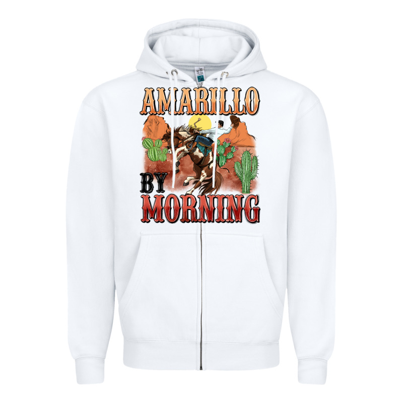 Amarillo By Morning Zipper Hoodie by MaliasSmallBusiness | Teevron
