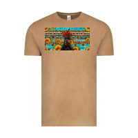 Vintage Camel doberman with sunflowers license plate Vintage Tee - Artiststas