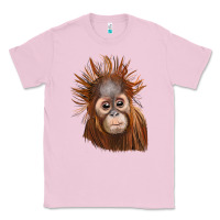 Bubblegum Pink baby orangutan Classic Tee - LillyAllenDesigns