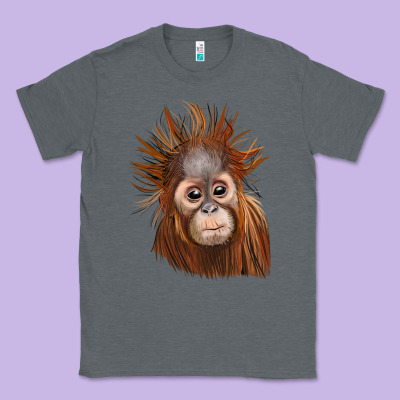 Baby Orangutan Classic Tee Designed By Lillyallendesigns