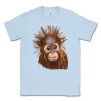 Dusty Blue baby orangutan Classic Tee - LillyAllenDesigns