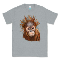 Heather Grey baby orangutan Classic Tee - LillyAllenDesigns