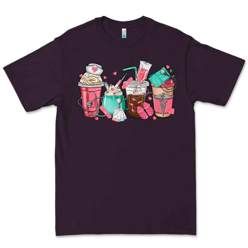 Nurse Coffee Cups Premium Tee by texasbilliewilder | Teevron