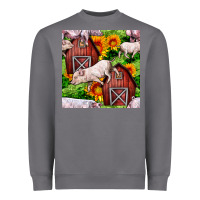 Storm Mama And Baby Pig Heavyweight Sweatshirt - BundleAndBundleShop