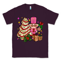 Plum christmas tree cake and nutcracker with gifts ado Classic Tee - AdoDesignShop