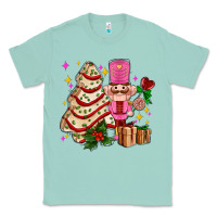 Seafoam christmas tree cake and nutcracker with gifts ado Classic Tee - AdoDesignShop