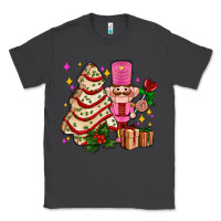 Smoke christmas tree cake and nutcracker with gifts ado Classic Tee - AdoDesignShop