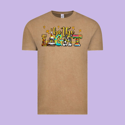 Be The Light Vintage Tee Designed By Adodesignshop