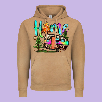 Home Camp Vintage Hoodie Designed By Jahusdesignshop