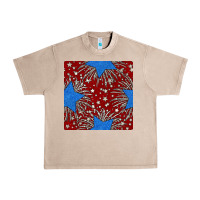 French Oak Glitter 4th of July Seamless Pattern Urban Heavy Tee - BundleAndBundleShop