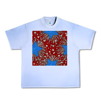 Grape Ice Glitter 4th of July Seamless Pattern Urban Heavy Tee - BundleAndBundleShop