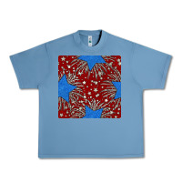 Pebble Blue Glitter 4th of July Seamless Pattern Urban Heavy Tee - BundleAndBundleShop