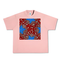 Salmon Glitter 4th of July Seamless Pattern Urban Heavy Tee - BundleAndBundleShop