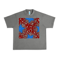 Tornado Glitter 4th of July Seamless Pattern Urban Heavy Tee - BundleAndBundleShop