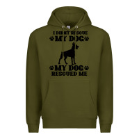 Army Green rescue dog Premium Hoodie - Bettercallsaul