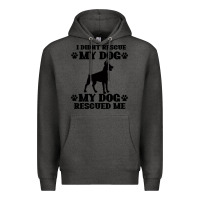 Charcoal Heather rescue dog Premium Hoodie - Bettercallsaul