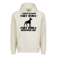 Oatmeal Heather rescue dog Premium Hoodie - Bettercallsaul