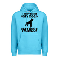 Ocean Blue rescue dog Premium Hoodie - Bettercallsaul