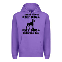 Purple rescue dog Premium Hoodie - Bettercallsaul