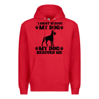 Red rescue dog Premium Hoodie - Bettercallsaul