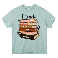 Arona i teach strength bravery equality love history Heavy Core Tee - Zillion Design Studio