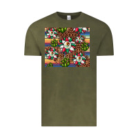 Vintage Olive sunflower mexican flag tumbler Vintage Tee - JahusDesignShop