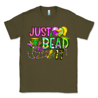 Army Green Just Bead it Classic Tee - CowhideDigitalArt
