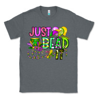 Charcoal Heather Just Bead it Classic Tee - CowhideDigitalArt