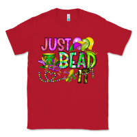Red Just Bead it Classic Tee - CowhideDigitalArt