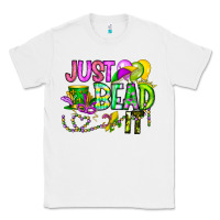 White Just Bead it Classic Tee - CowhideDigitalArt
