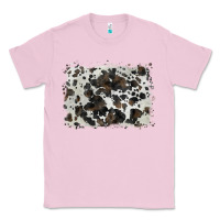 Bubblegum Pink cowhide background Classic Tee - BarkalooDesign