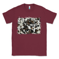 Burgundy cowhide background Classic Tee - BarkalooDesign