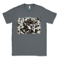 Charcoal Heather cowhide background Classic Tee - BarkalooDesign