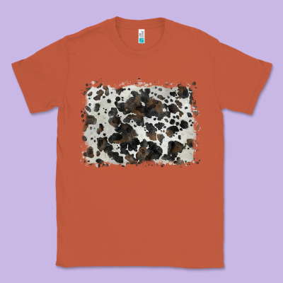 Cowhide Background Classic Tee Designed By Barkaloodesign