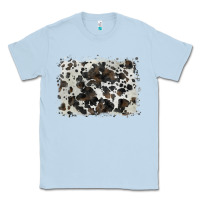 Dusty Blue cowhide background Classic Tee - BarkalooDesign