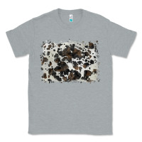 Heather Grey cowhide background Classic Tee - BarkalooDesign