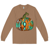 Toasted Coconut western cowhide turquoise pumpkin Long Sleeve Tee - Jasminsmagicworld