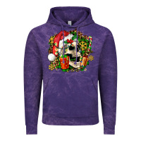 Cloud Purple christmas skull and gift Vintage Hoodie - AdoDesignShop