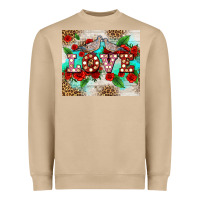 Mushroom love birds and love with ross Heavyweight Sweatshirt - AdoDesignShop