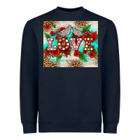 Navy love birds and love with ross Heavyweight Sweatshirt - AdoDesignShop