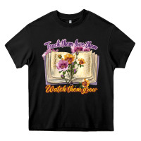Black watch them grow Heavy Core Tee - texasbilliewilder
