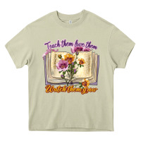 Mossy watch them grow Heavy Core Tee - texasbilliewilder