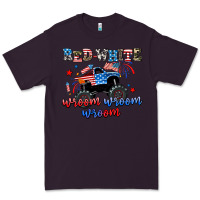 Plum red white wroom wroom wroom Premium Tee - AdoDesignShop