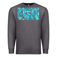 Charcoal Heather humpback whale  cup Premium Sweatshirt - BarkalooDesign