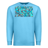 Ocean Blue humpback whale  cup Premium Sweatshirt - BarkalooDesign