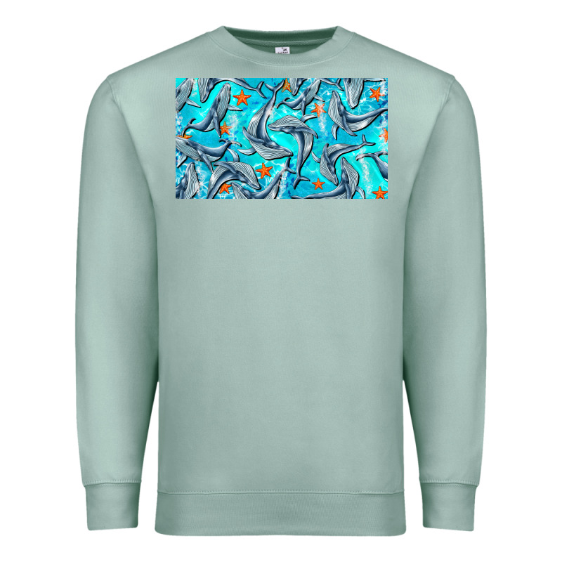 Humpback Whale  Cup Premium Sweatshirt by BarkalooDesign | Teevron