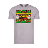 Vintage Zinc merry Christmas with Santa Claus Vintage Tee - AdoDesignShop