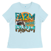 Farm Sweet Farm With Horses Ladies Tee | Teevron