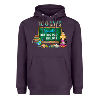 Plum 100 days smarter 100 dias mas brillante Heavyweight Hoodie - SublimationCraftShop
